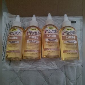 4 Hollywood Beauty 2 fl. oz. Chebe, For Hair, Skin, Scalp Naturally Blended Oils